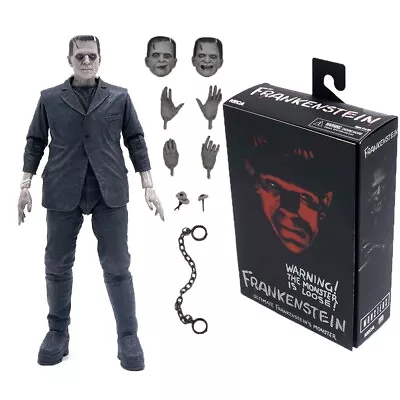 Buy NECA Ultimate Frankenstein’s Monster Black & White 7  Action Figure Horror Toy • 37.73£