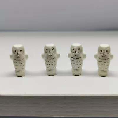 Buy 4 LEGO Harry Potter HEDWIG Owl White Animal Minifigure  92084pb03 Discoloured  • 5.99£