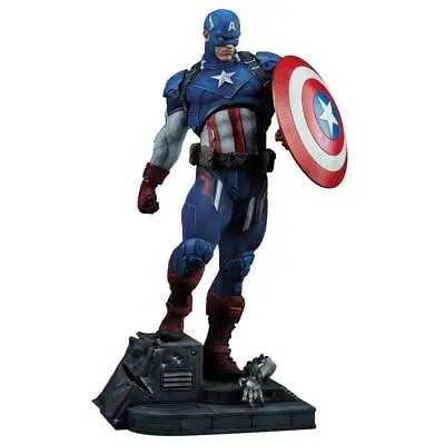 Buy MARVEL Captain America Premium Format Figure 1/4 Statue Sideshow • 787.61£