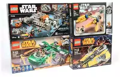 Buy  Lego Star Wars Group (1) 75152 (2) 75091 (3) 75038 (4) 75258 !! • 230£