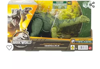 Buy Mattel Jurassic World, Park  Dinosaur Dino Tracker Nigersaurus With Roar Sound • 24.99£
