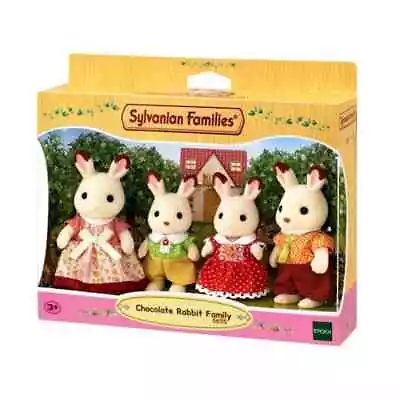 Buy Sylvanian Families Chocolate Rabbit Family Brand New • 22.99£