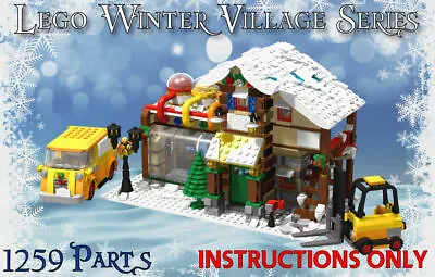 Buy Winter Village Factory - INSTRUCTIONS ONLY- Christmas MOC For Lego Bricks • 6.60£