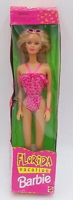Buy 1998 Florida Vacation Barbie Doll / Mattel 20535 / Unused, Original Packaging Damaged • 34.24£