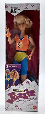 Buy 1988 Teen Looks Workout Jazzie Doll - Cousin Of Barbie / Mattel 3633, NrfB • 77.27£