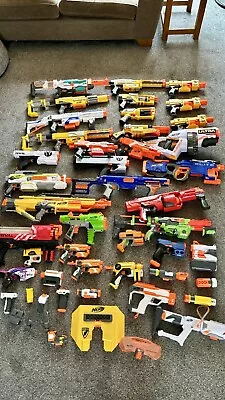 Buy Nerf Gun Bundle With Accessories - Great Condition • 0.99£