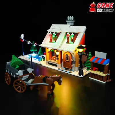 Buy LED Light Kit For Winter Village Bakery - Compatible With LEGO® 10216 (Remote) • 37.79£