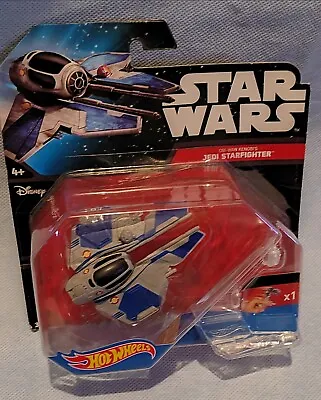 Buy Star Wars Hot Wheels  Jedi Starfighter Starship Die-Cast  CGW65 New • 19£
