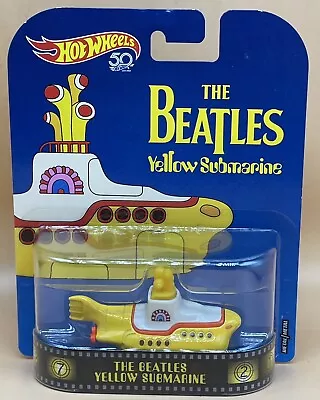 Buy BEATLES YELLOW Beatles SUBMARINE Hot Wheels Yellow Submarine Screen Time New FLd • 12.21£