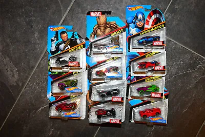 Buy Marvel Character Cars 2014 Collector Multi List Thor Iron Man Hulk Groot Etc • 6£
