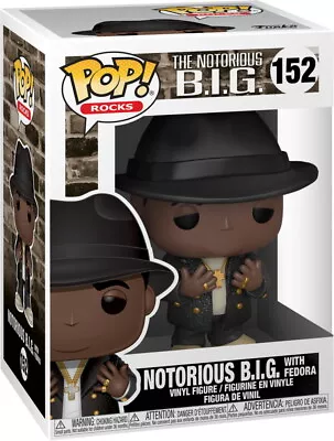 Buy The Notorious B.I.G. - Notorious B.I.G. With Fedora 152 - Funko Pop! - Vinyl Fig • 43.37£