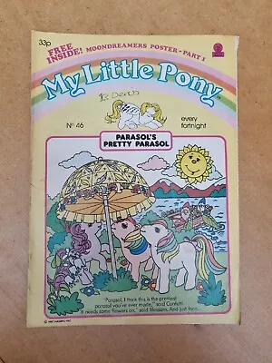 Buy Vintage UK My Little Pony G1 Comic Magazine Hasbro 1987 Iss 46 / Moondreamers P1 • 2.99£
