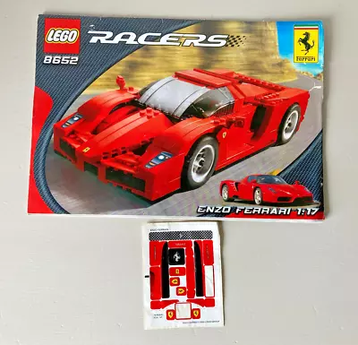 Buy LEGO Racers: Enzo Ferrari 1:17 (8652) - Instructions & Stickers Only • 10£