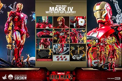 Buy Iron Man Mark IV With Suit-Up Gantry 1/4 Action Figure Hot Toys Sideshow QS021 • 1,618.07£