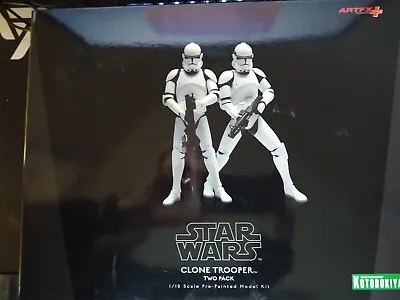 Buy Star Wars ARTFX+ Clone Trooper Two Pack By Kotobukiya • 179.95£