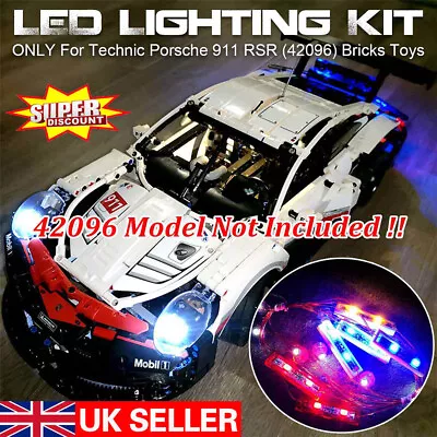 Buy UK Only For Lego 42096 Technic Porsche 911 RSR Brick Car LED Light Lighting Kits • 8.38£