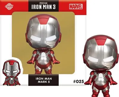Buy ホットトイズ(Hot Toys) Cosbi Marvel Collection CBX064 Iron Man 3 Movie Iron Man Mark 5 • 18.87£