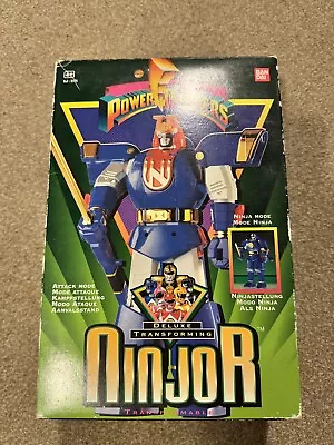 Buy Vintage 1995 Bandai Saban's Power Rangers Deluxe Transforming Ninjor Robot Toy • 90£