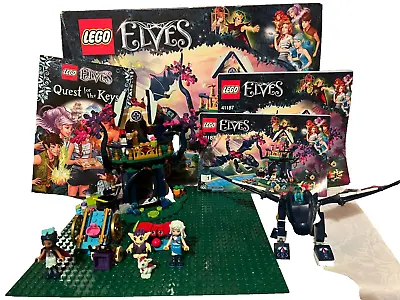 Buy Lego Elves Set 41187 Rosalyn’s Healing Hideout Boxed + Dragons Troll Extra Book • 29.99£