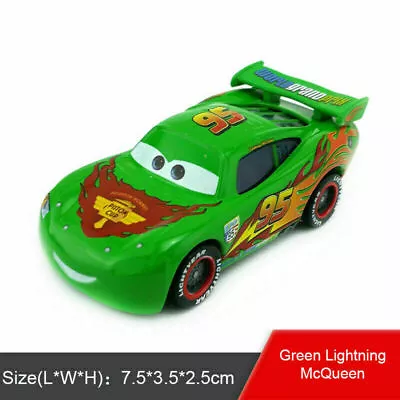 Buy Mattel Disney Pixar Green Lighting Mcqueen 1:55 Metal Diecast Toys Car New Loose • 6.99£