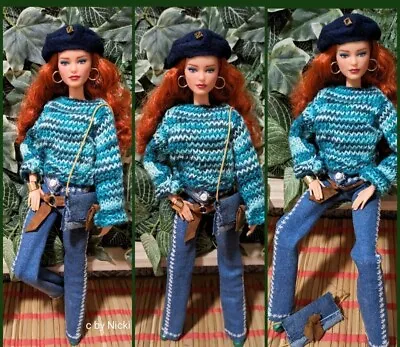 Buy Fashion Set 8 Piece For Barbie Collector Model Muse Looks Fashionistas Size • 23.92£