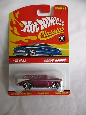 Buy Hot Wheels 2005 Classics Series 1, Chevy Nomad Pink Chrome Sealed In Card • 6.99£