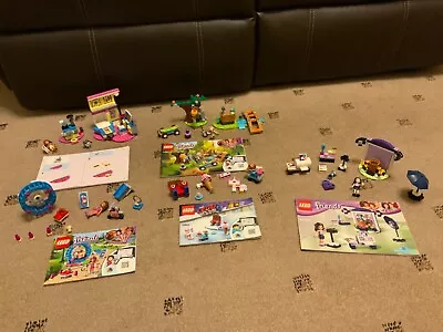 Buy Lego Friends Huge Lot All 5 Sets 100% Complete Figures Instructions Great Lot (W • 18.79£