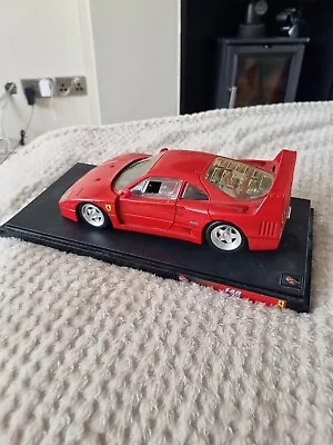 Buy Hot Wheels Ferrari F40 Model Car*1:18*Red*Immaculate Condition • 150£