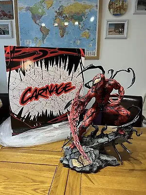 Buy Sideshow Carnage Premium Format 1/4 Scale Statue. Immaculate. Pristine • 625£