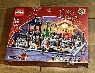 Buy LEGO 80107 Spring Lanter Festival Chinese New Year Set Brand New Sealed • 158£