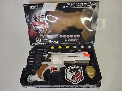 Buy Nerf Gun Rival Overwatch McCree Revolver Pistol Boxed With Badge + Ammo • 36.99£