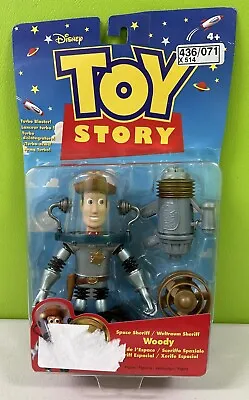 Buy ⭐️ Toy Story “Mattel 1999” Space Sheriff Woody Figure ⭐️ BRAND NEW SEALED ⭐️ • 65£