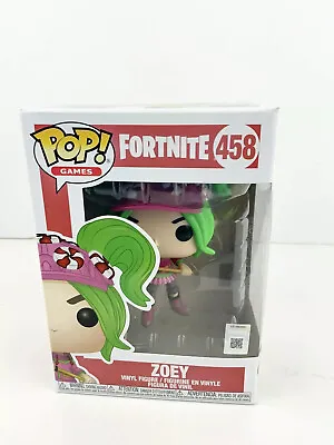 Buy Funko POP Games Fortnite 458 Zoey Boxed Action Figure “See Details “ • 3£