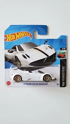 Buy Hot Wheels '17 Pagani Huayra Roadster 6.0L W12 Diecast Toy Car Model 1:64 In Box • 8.95£