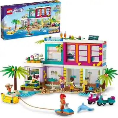 Buy LEGO 41709 Friends Vacation Beach House Building Set 686 Pcs New Kids Toy Age 7+ • 59.99£