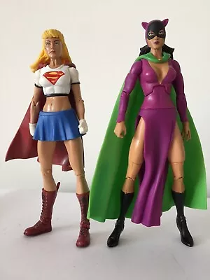 Buy DC Superheroes  Supergirl And Classic Batwoman Action Figure Lot 6  Mattel • 19£