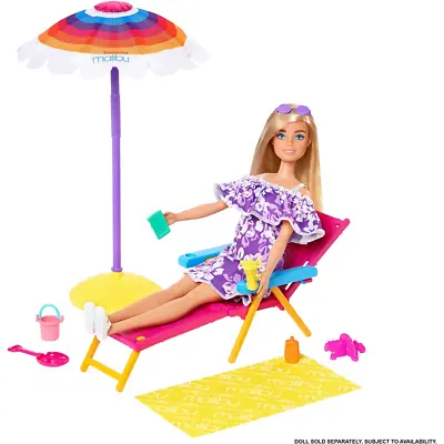 Buy Barbie Beach Day Playset New Kids Childrens Toy Mattel • 14.99£