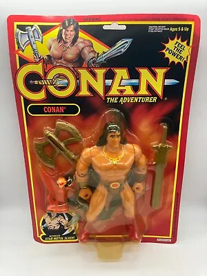 Buy Vintage Conan The Adventurer CONAN Action Figure Toy Sealed MOC Hasbro 1992 • 99.99£
