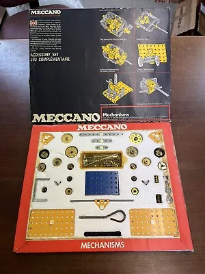 Buy Vintage Meccano Mechanisms Set, 1972, 100% Complete In Original Box With Manual • 72.50£