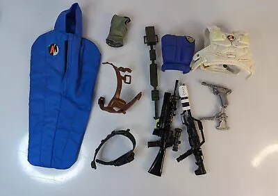 Buy Vintage Action Man Accessories Sleeping Bag Pistols Vests Belts  • 14.99£