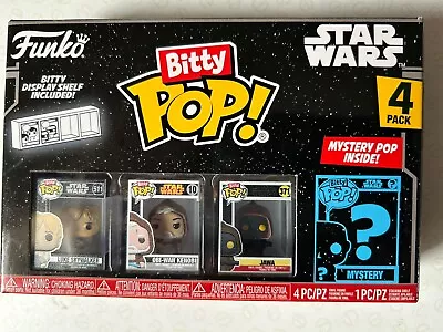 Buy Funko Bitty Pop Star Wars Luke Skywalker 4 Pack Miniature Vinyl Figures • 9.99£
