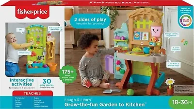 Buy Fisher-Price Laugh And Learn Grow The Fun Garden To Kitchen GJW91 • 74.95£