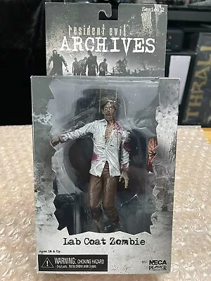 Buy Genuine Resident Evil Archives Lab Coat Zombie Figure Neca Player Select Capcom • 55£