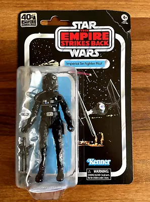 Buy Star Wars 40th Anniversary - IMPERIAL TIE FIGHTER PILOT Kenner ** DAMAGED BOX ** • 26.99£