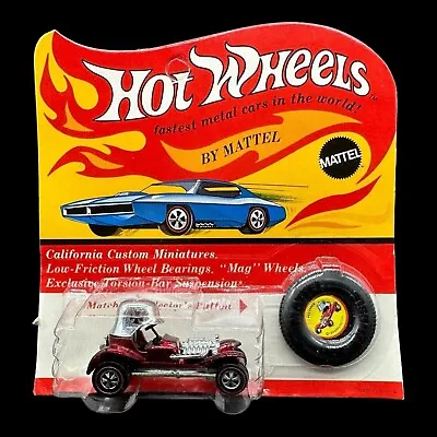 Buy *top Pop* Original Sealed Blister Pack Hotwheels Redline 1970-72 Red Baron • 589.95£