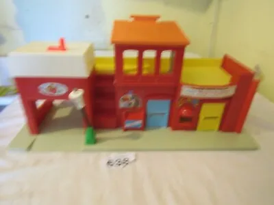 Buy Vintage Fisher Price Village Playset (Fire/Post Office/Theatre) • 1.99£