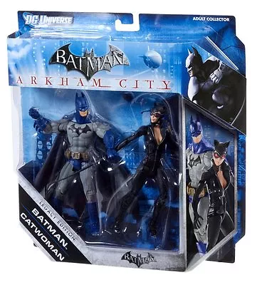 Buy DC Comics ARKHAM CITY BATMAN & CATWOMAN 6  Video Game Toy Figures Set, Joker • 43.99£