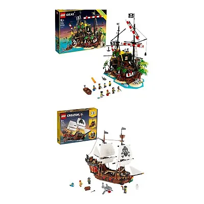 Buy 2 Lego Sets Pirates Of Barracuda Bay 21322 And Creator 3in1 Pirate Ship 31109 BN • 400£