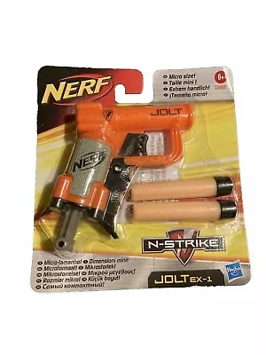 Buy Nerf N-strike Jolt EX-1 Soft Whistler Dart Shooter Toy Micro Size With 2 Darts • 7£