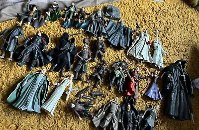 Buy Large Lord Of The Rings Film Trilogy Action Figures Toybiz Bundle / Lot • 40£